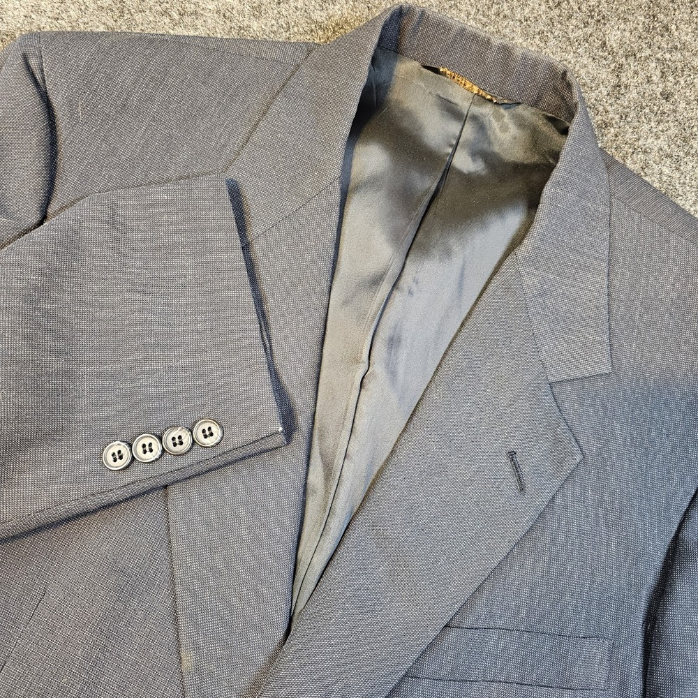 Talbot Jaimes Men's 44S Gray Sport Coat Blazer 2 Button Notch Lapel Suit Jacket